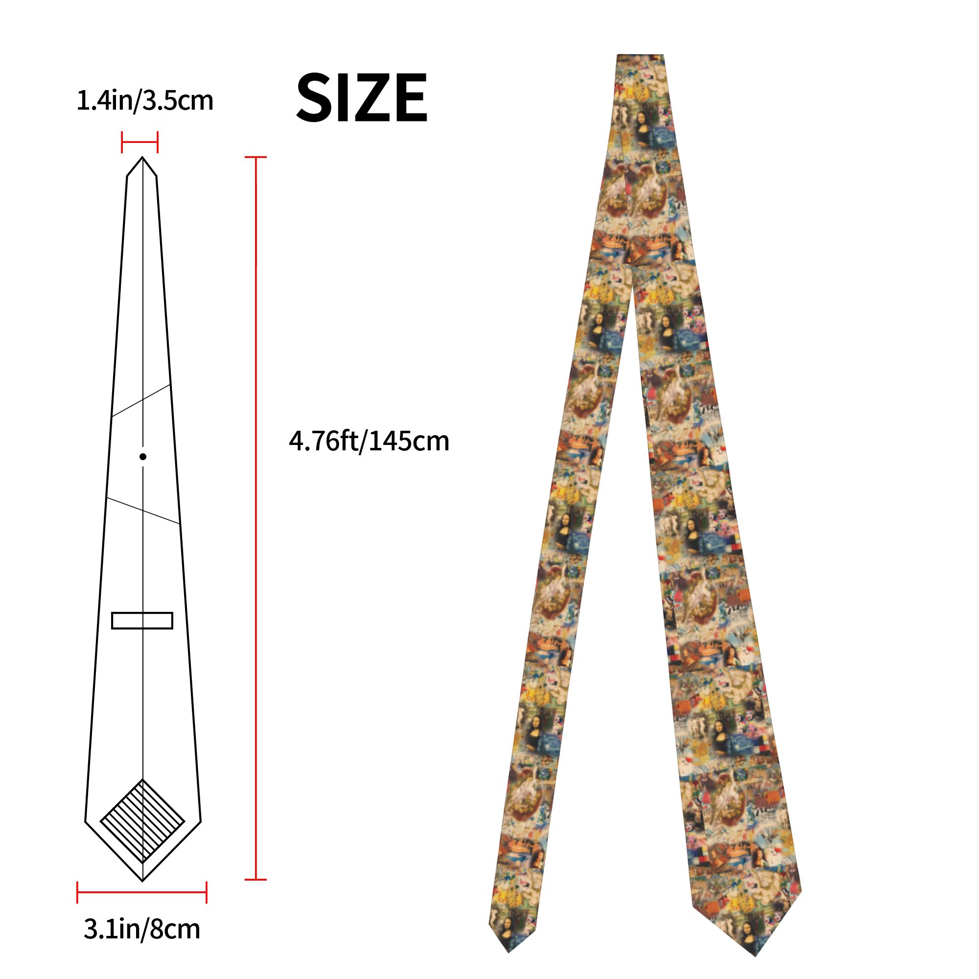 Dasi Sutra Pria Motif Lukisan  - Men'S Fashion History ulasan dan harga