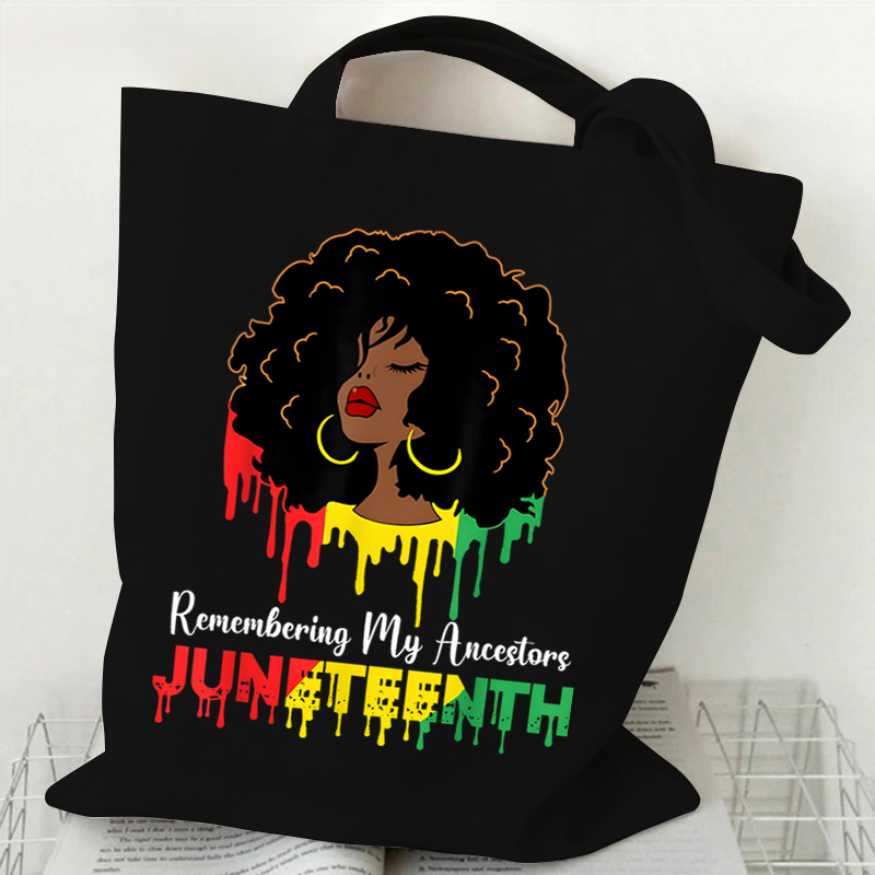 Juneteenth hitam gadis cetak w - Men'S Fashion History ulasan dan harga