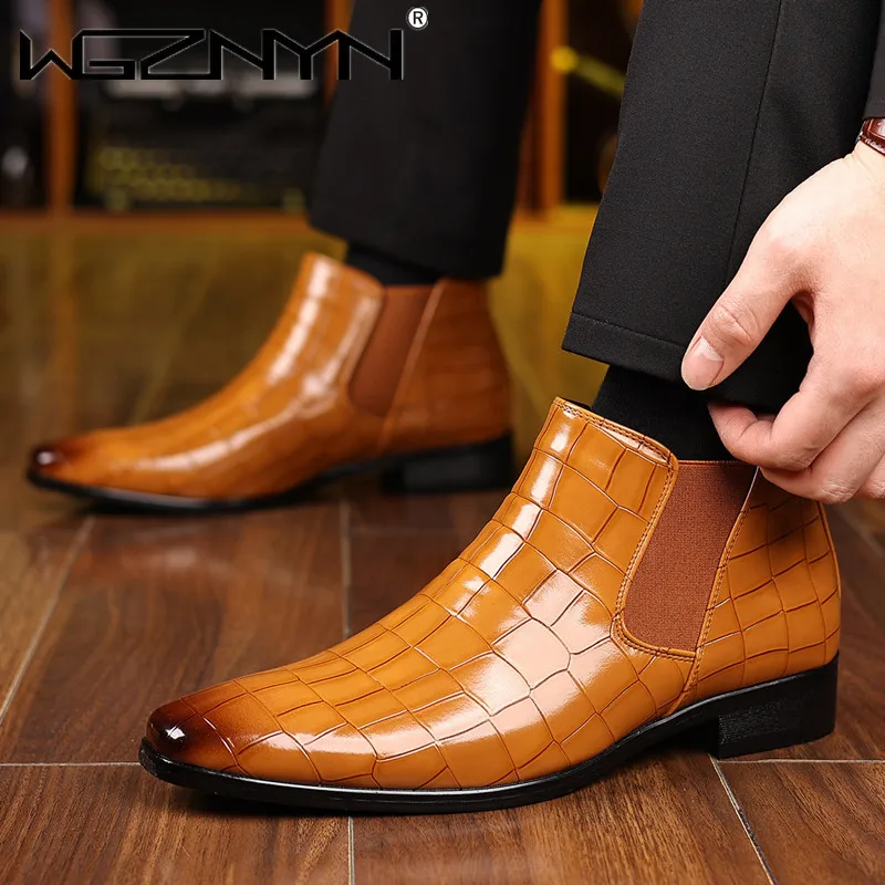 Sepatu Boots Chelsea Pria Ukur - Men'S Fashion Formal ulasan dan harga