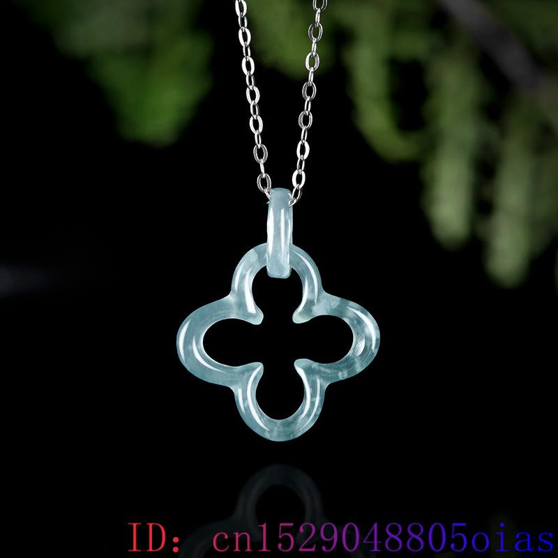 Biru Myanmar Jadeite empat dau - Men'S Fashion Necklaces ulasan dan harga