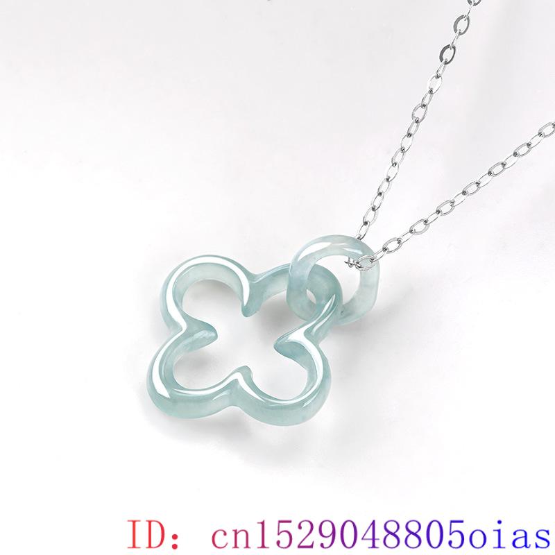 Biru Myanmar Jadeite empat dau - Men'S Fashion Necklaces ulasan dan harga