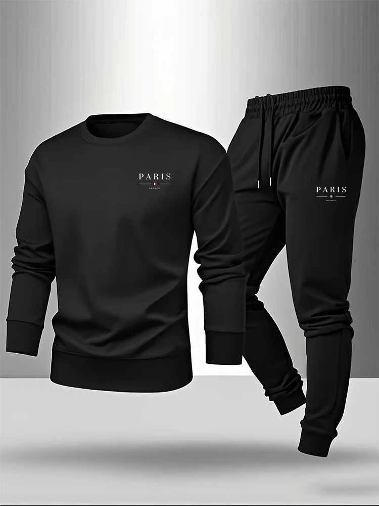 Setelan Pria Paris Print, Pull - Paris Fashion Men ulasan dan harga