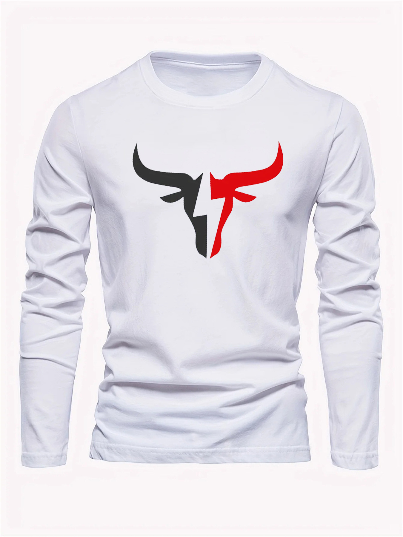 Kaos Lengan Panjang Pria Warna - Mens Fashion Wear ulasan dan harga