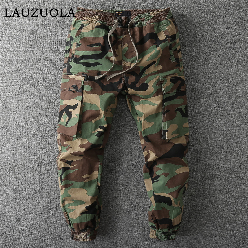 Celana Cargo Multi Saku Camo V - Mens Fashion Cargo Pants ulasan dan harga