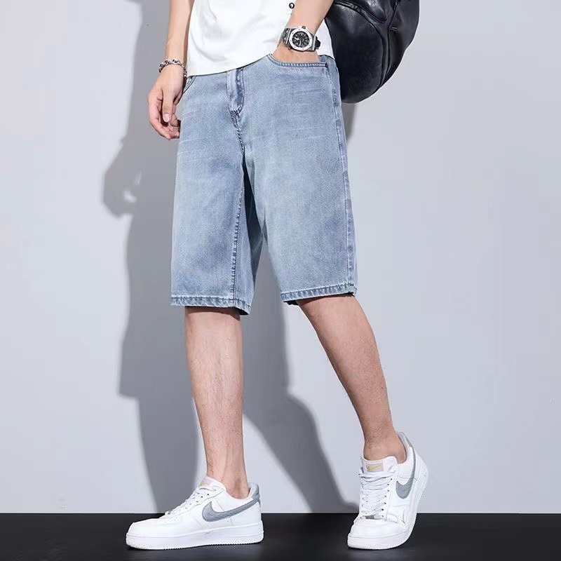Celana Pendek Pria Jeans Biru  - Men'S Fashion With Baggy Jeans ulasan dan harga