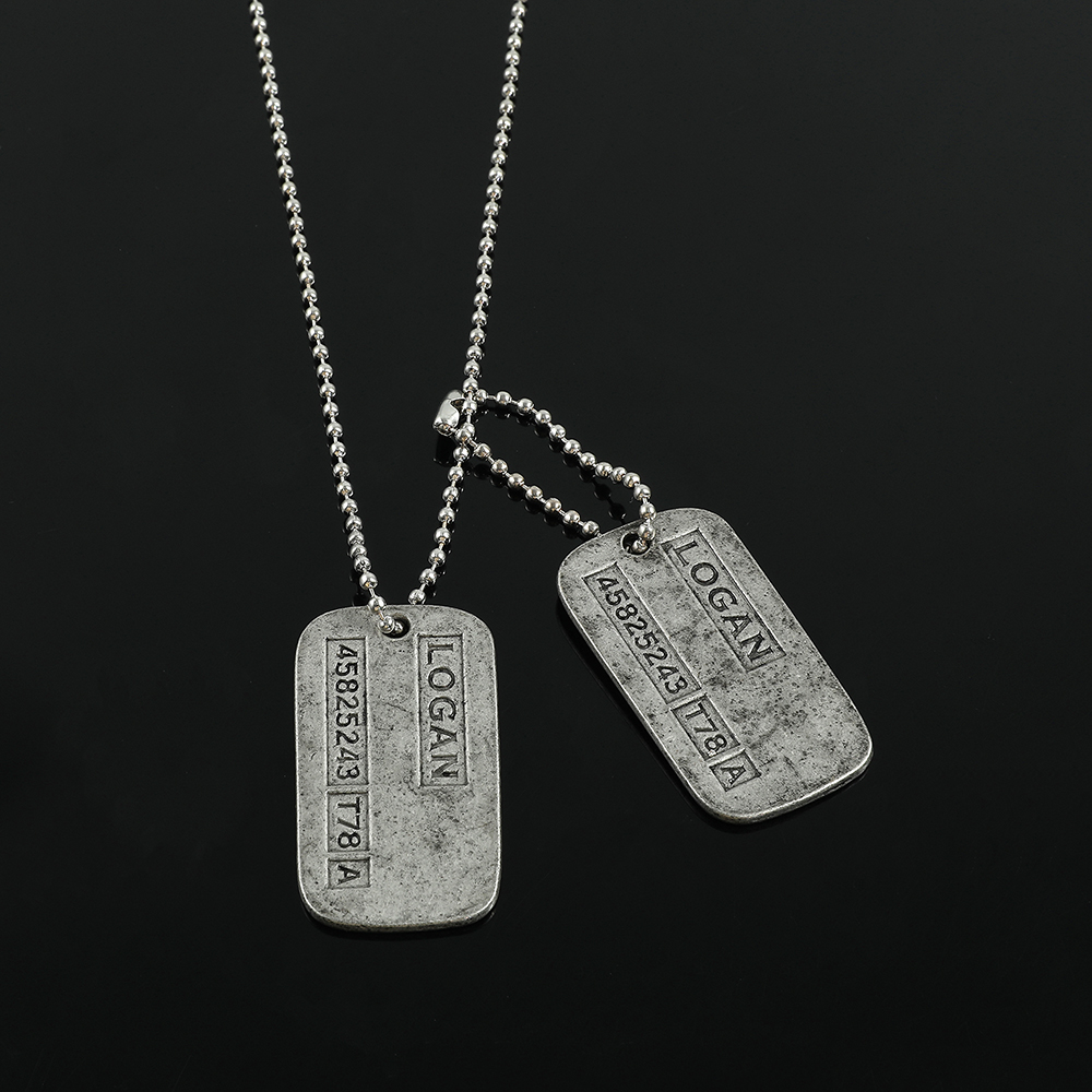 Kalung Kartu Militer X-Men Wol - Men'S Fashion Accessories ulasan dan harga