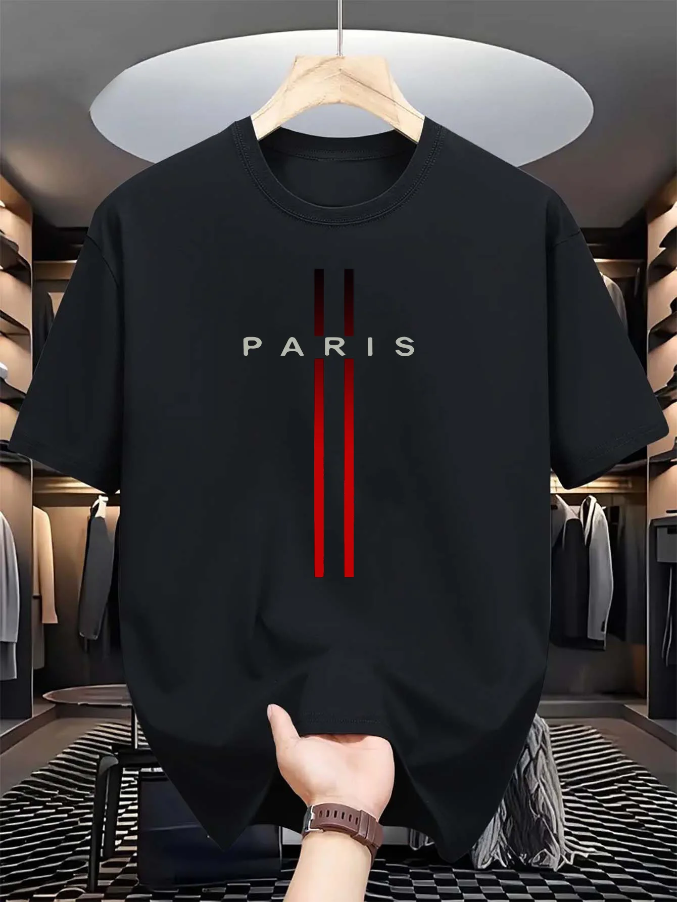 Kaos Pria 100% Katun Murni Mus - Paris Fashion Men ulasan dan harga