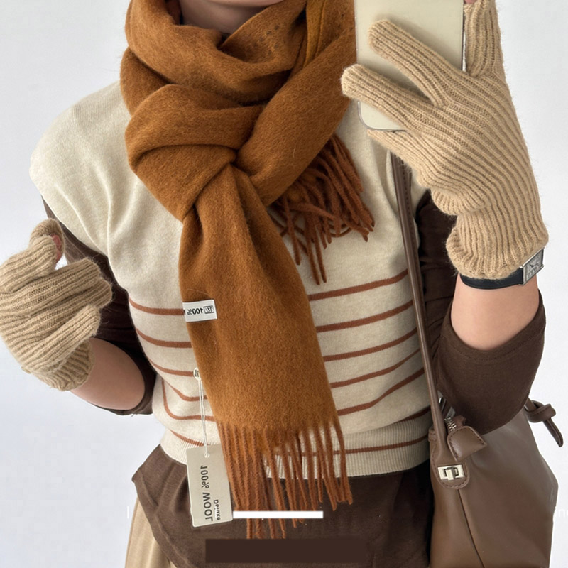 Syal wol 100% kualitas bagus e - Men Fashion Elegant ulasan dan harga