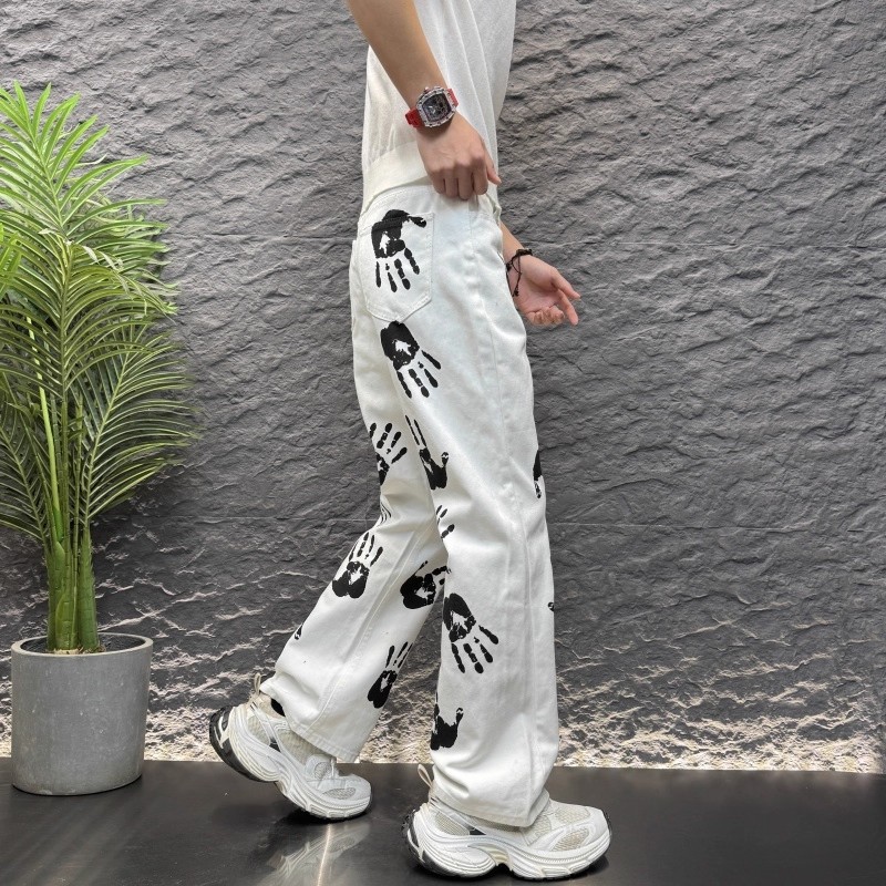 Y2K Techwear Celana Denim Ceta - Men'S Fashion With Baggy Jeans ulasan dan harga