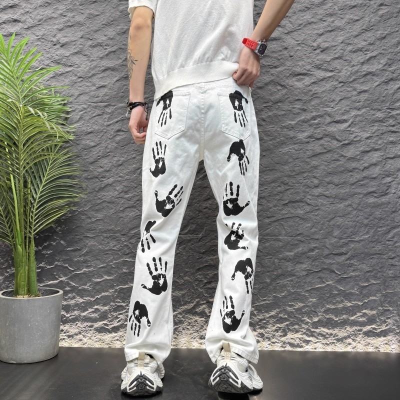 Y2K Techwear Celana Denim Ceta - Men'S Fashion With Baggy Jeans ulasan dan harga