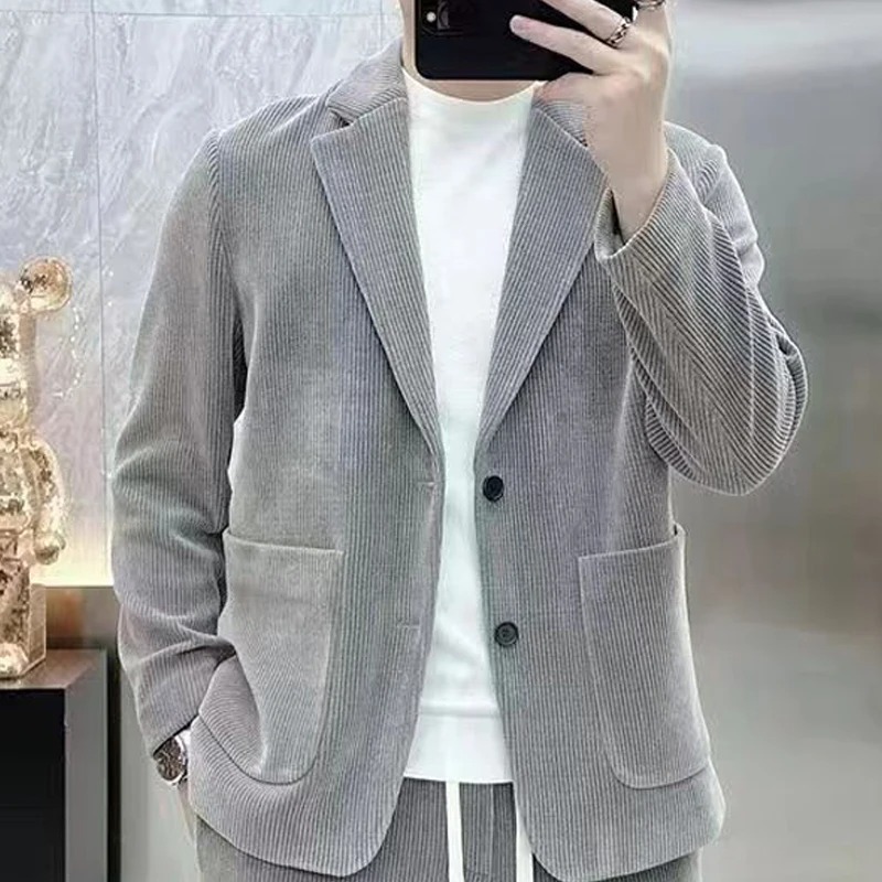 Setelan Jas Pria Musim Semi Gu - Mens Fashion Suits ulasan dan harga