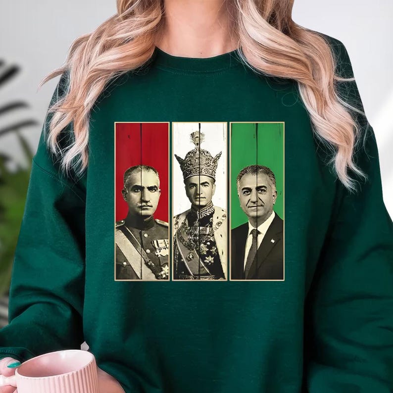 Kaos Potret Mohammad Reza Pahl - Men'S Fashion History ulasan dan harga