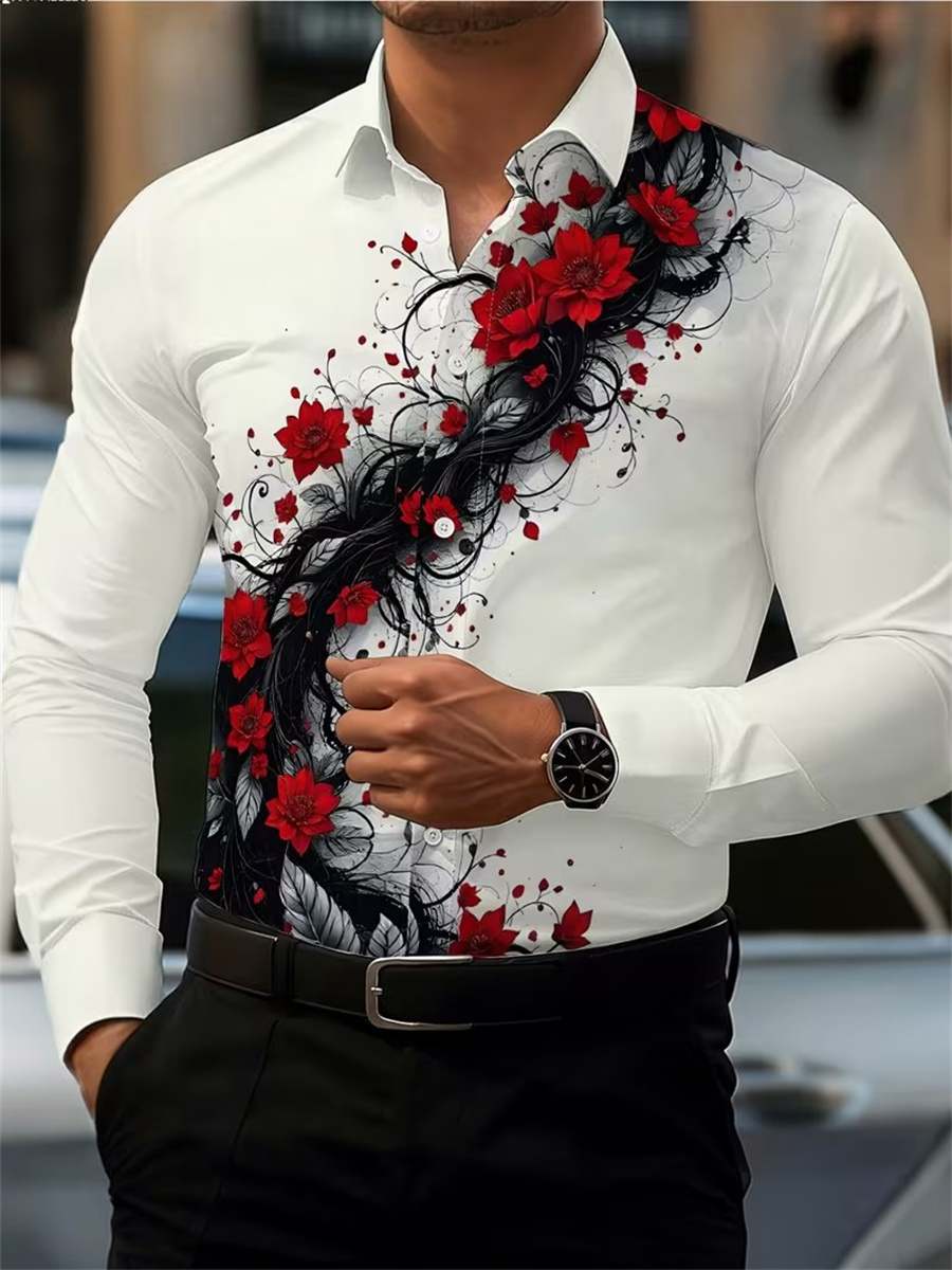 Kemeja Pria Lengan Panjang Mot - Mens Fashion Wear ulasan dan harga