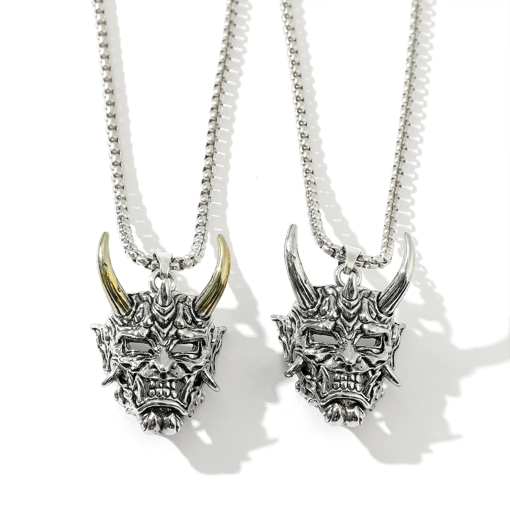 Kalung Liontin Topeng Hantu Ta - Men'S Fashion Accessories ulasan dan harga