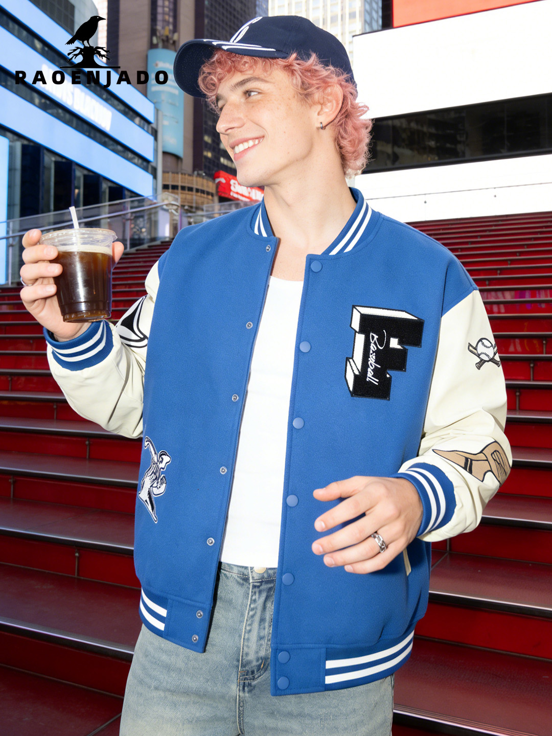 Jaket Varsity Pria Vintage Ser - Varsity Jacket Letterman ulasan dan harga