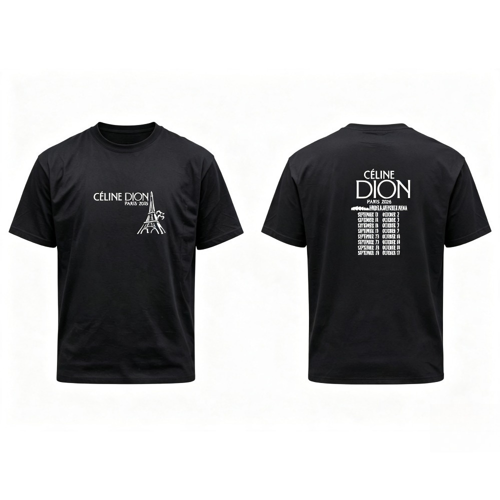 Kaos Celine Dion Paris 2026 To - Paris Fashion Men ulasan dan harga