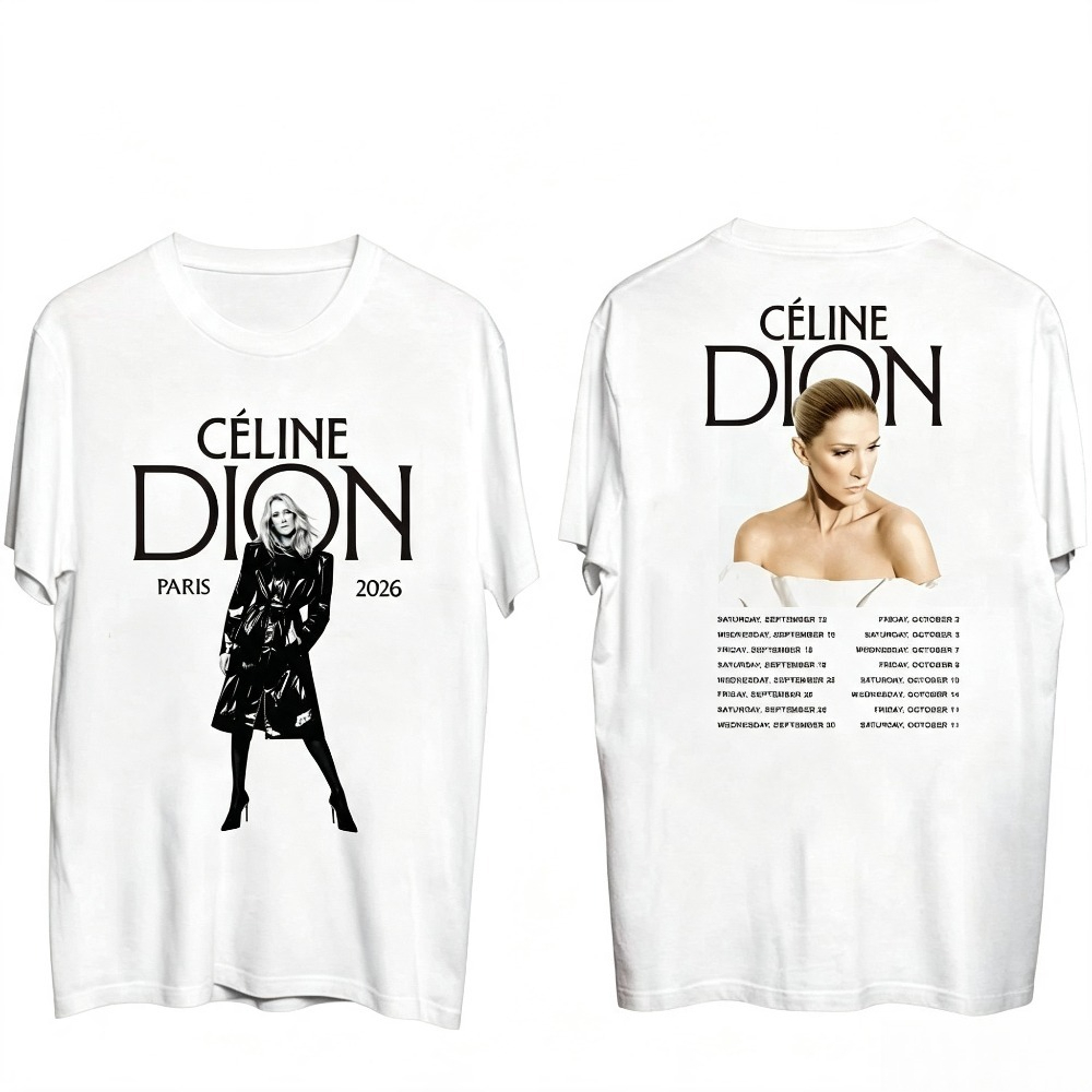 Kaos Celine Dion Paris 2026 To - Paris Fashion Men ulasan dan harga