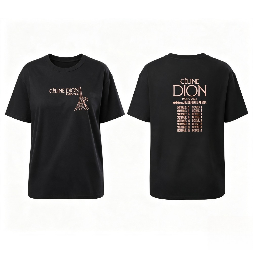 Kaos Celine Dion Paris 2026 To - Paris Fashion Men ulasan dan harga
