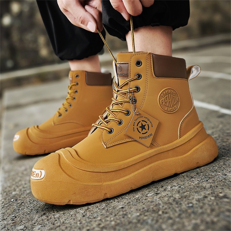 Sepatu Boots Pendek Modis dan  - Mens Fashion Autumn 2025 ulasan dan harga