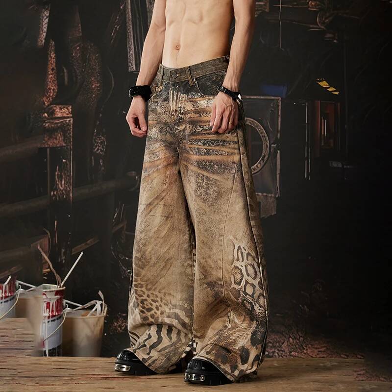 LUZHEN 2026 Celana Jeans Kasua - Men'S Fashion With Baggy Jeans ulasan dan harga