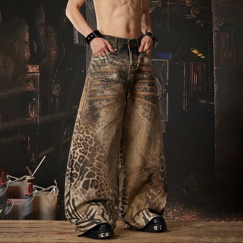 LUZHEN 2026 Celana Jeans Kasua - Men'S Fashion With Baggy Jeans ulasan dan harga
