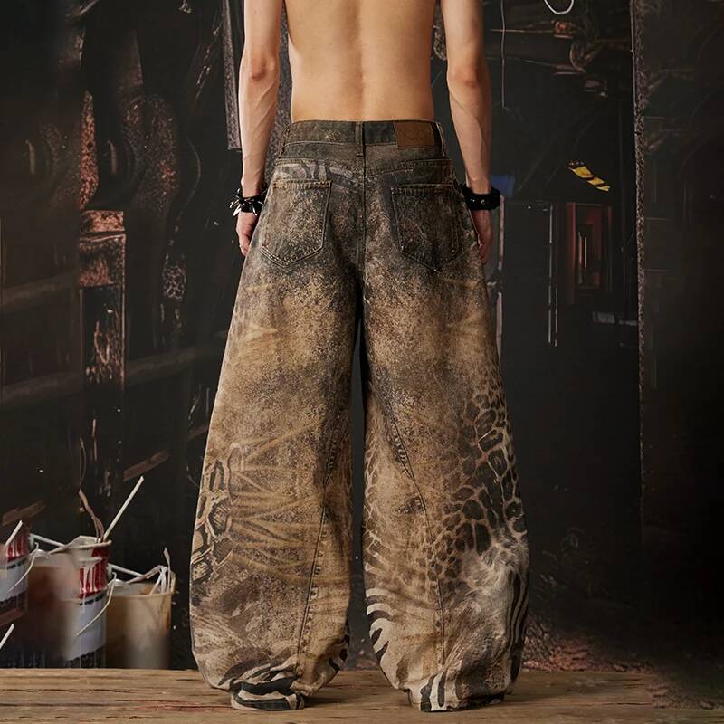 LUZHEN 2026 Celana Jeans Kasua - Men'S Fashion With Baggy Jeans ulasan dan harga