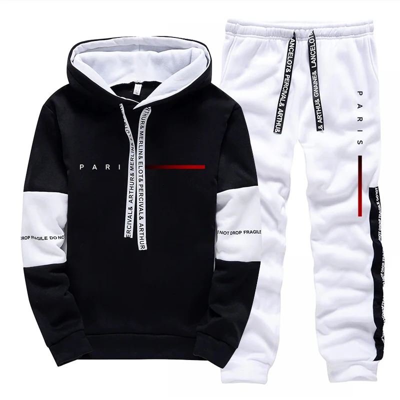 Set Hoodie dan Celana Olahraga - Paris Fashion Men ulasan dan harga