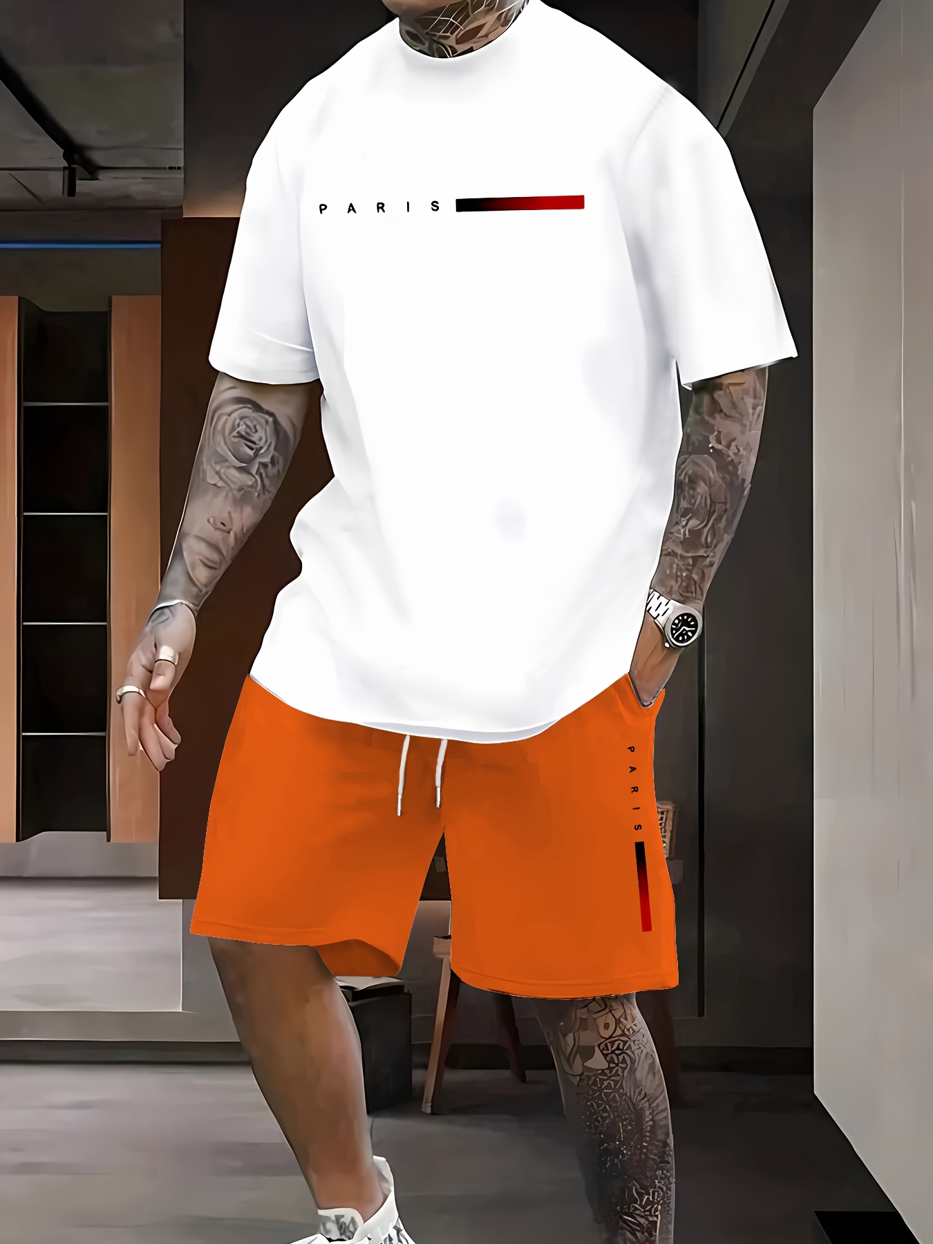 Set Kasual Pria Paris Musim Se - Paris Fashion Men ulasan dan harga