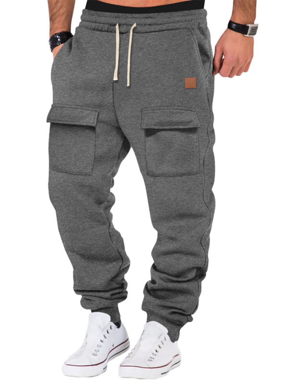 Celana kasual pria baru untuk  - Mens Fashion Cargo Pants ulasan dan harga