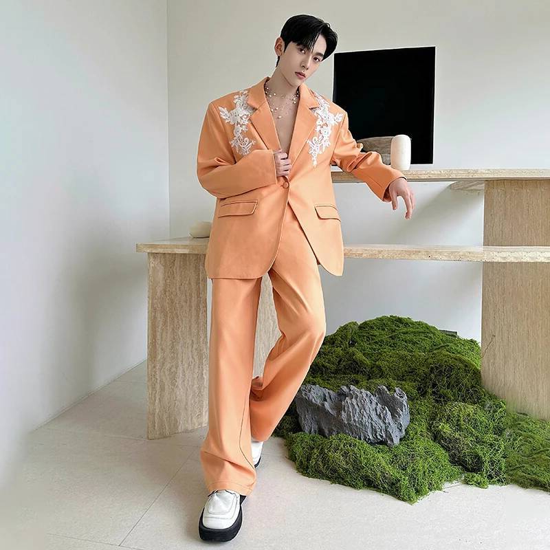 LUZHEN Setelan Dua Potong Mewa - Men Fashion Elegant ulasan dan harga