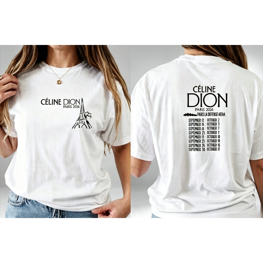 Kaos Pria Cetak Tanggal Tur Me - Paris Fashion Men ulasan dan harga