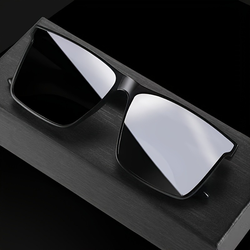 Kacamata Fashion Kotak Hitam S - Men Fashion Photography ulasan dan harga