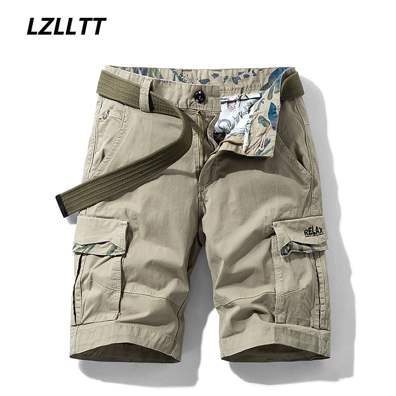 Celana Pendek Kargo Katun Mult - Mens Fashion Cargo Pants ulasan dan harga